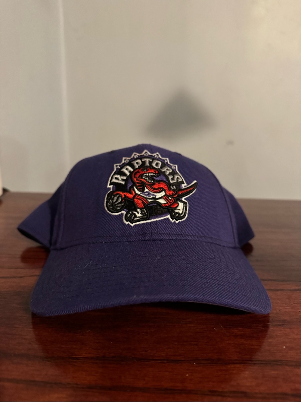 Mitchell & Ness Toronto Raptors Purple and Red Snapback Cap